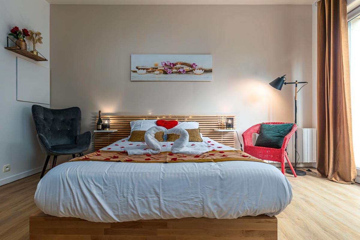 Apartamento Havre De Paix Jacuzzi Asnières Exterior foto